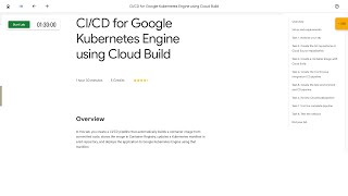 Qwiklabs | CI/CD for Google Kubernetes Engine using Cloud Build