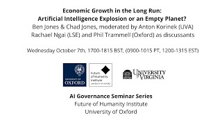 Economic Growth in the Long Run: Artificial Intelligence Explosion or an Empty Planet?