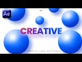 Motion Graphic Template In Adobe After Effects - After Effects Tutorial - No Plugins.