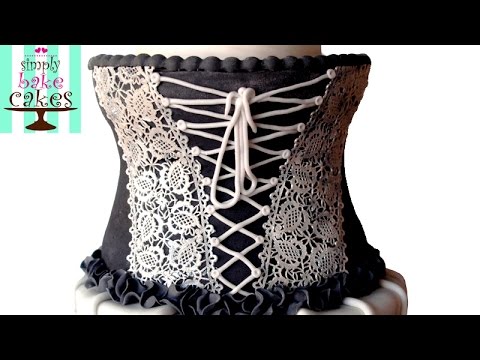 Corset cake TUTORIAL Corset cake TUTORIAL