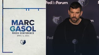 Marc Gasol Press Conference Ahead of Jersey Retirement
