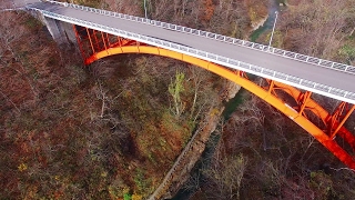 空撮 4K 小安峡