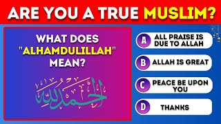 Are You a True Muslim? 🕌|  Islam Quiz | Are You Living by the Right Principles? 🌙