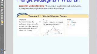 5 1 Video 1 Triangle Midsegment Theorem
