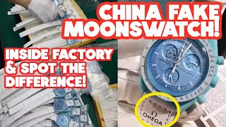 FAKE OMEGA SWATCH MOONSWATCH !! How To Spot The Fake Difference From Original