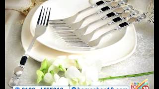 HomeShop18.com -  20 Pc Stylish Cutlery Collection by Filigree