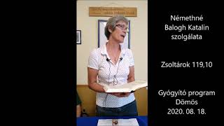 Némethné Balogh Katalin - Zsolt 119,10 (2020.08.18.)