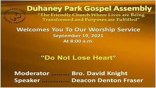 DPGA Sunday Worship Service - 19.09.21