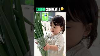 대파와 사랑에 빠진 이설이👶🏻🥰 ~!#국제커플 #혼혈아기