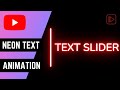 Create a Neon text reveal Slider - CSS animation Tutorial