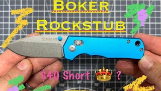 Boker Rockstub quick unboxing \u0026 First Impressions