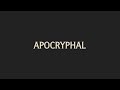 How To Pronounce Apocryphal