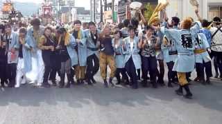 渋川山車祭り2010　四つ角にて　長塚町