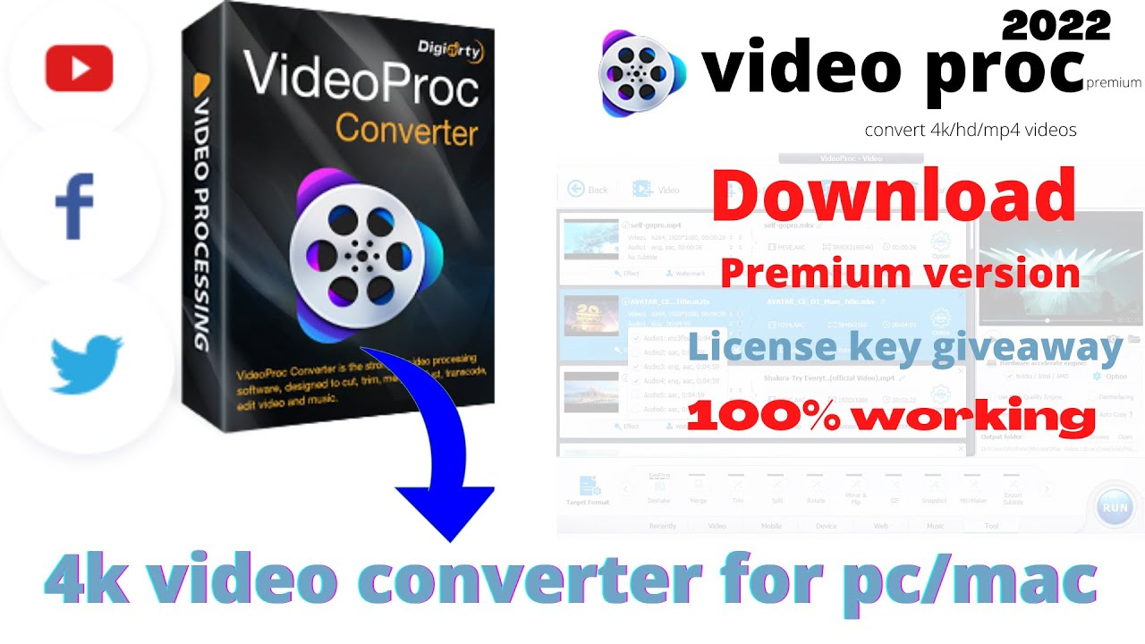 Video Proc Converter - Best Video Converter For Pc/Mac 2022 (Giveaway ...