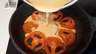 Avez-vous des tomates et des œufs? faites cette délicieuse recette simple et pas chère!