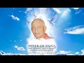 Funeral Tribute Service Of Peter De Paiva