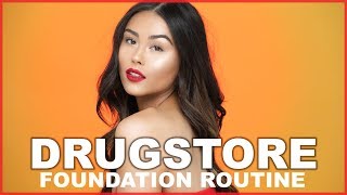Drugstore Natural Glowy Foundation Routine | Roxette Arisa