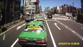 ドラレコ映像　本日のバカ　クソ東京無線タクシー