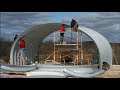 arch steel quonset building construction