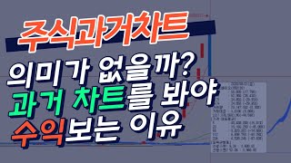 주식 과거차트는 의미없다?! 과거 차트를 보고 분석해야 수익볼 수 있습니다