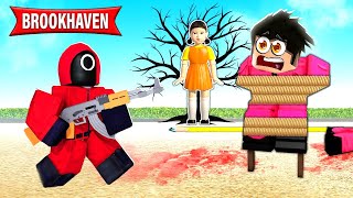 SQUID GAME SOLDIERS KIDNAPPED ME!! 😱 Roblox Brookhaven