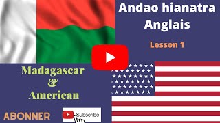 Malagasy Mianatra Teny Anglais, Vaovao 2022 Mahomby hoanao