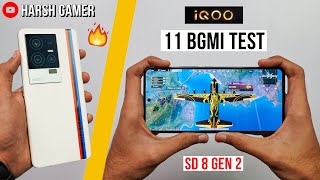 iQOO 11 Pubg Test, Heating and Battery Test | Gaming Beast 💪