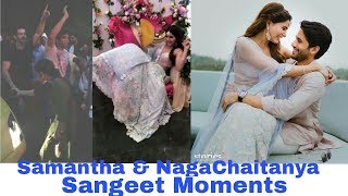Samantha & NagaChaitanya Sangeet Best Moments | SamanthaRuthPrabhu