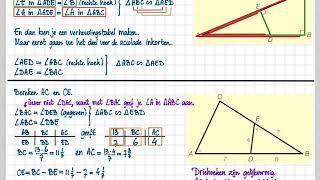 vwo B 3.1 B Gelijkvormige driehoeken