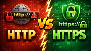 HTTP vs HTTPS Explained in 60 Seconds 🔒 | Web Security Basics | HTTP vs HTTPS What’s the Difference?