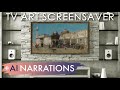 🎨 Art TV Screensaver on Casa Gallery with Voice Curator | 60 paintings | 3 Hrs Art Slideshow 🌟