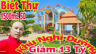 🛑Giảm 13 Tỷ Bán Luôn Biệt Thự Vườn Nghỉ Dưỡng Đẳng Cấp Đại Gia 1500m2 SD | Nhà Đất SG