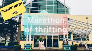 Thrifting Marathon / Days of thrifting/ thrift with me￼