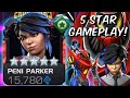 5 Star Rank 5 Peni Parker First Look & Gameplay - THAT BURST DAMAGE!!! - Marvel Contest of Champions