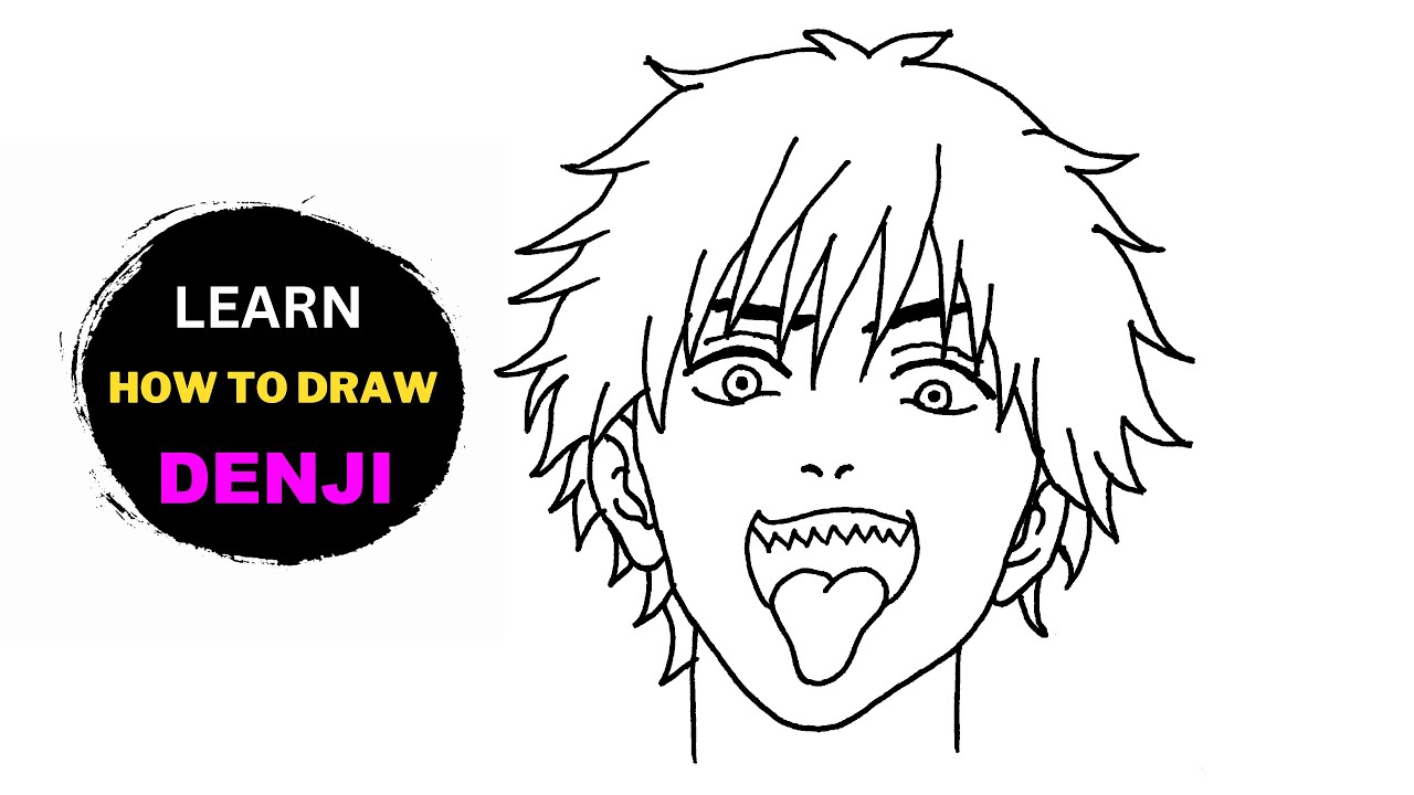 Chainsaw Man Drawing Easy Denji At Arthur Popp Blog