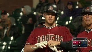 ARI@SF: Drury knocks in Lamb with RBI single