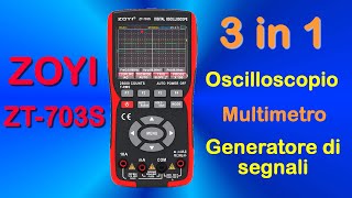 The inexpensive oscilloscope multimeter perfect for beginners ZOYI ZT-703S