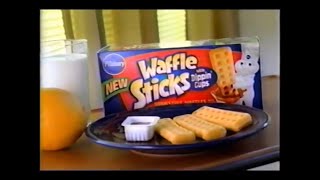 Pillsbury Waffle Sticks with Dippin' Cups commercial: \