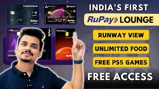 RuPay Airport Lounge Review | 5 Best Credit Card for Free Airport Lounge | Free Lounge Access 2024