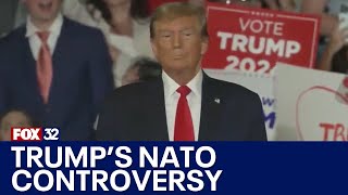 Trump's NATO comments cause global controversy