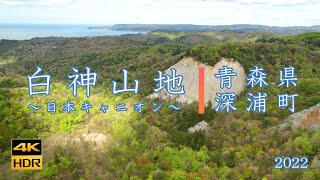 白神山地～日本キャニオン～【4K】青森県深浦町2022