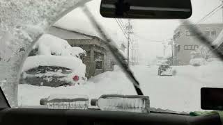 岐阜県スキー場雪道で動かない！何で！？スタック？？2025年2月7日