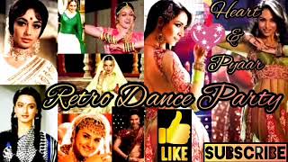 Retro Nonstop Bollywood Dance Party Songs 2022 | New Top Retro Party Remix | #heart&pyaar