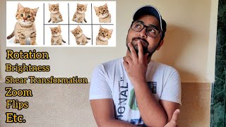 Perform Image Data Augmentation using Keras | Keras ImageDataGenerator | Python Tutorial In Hindi