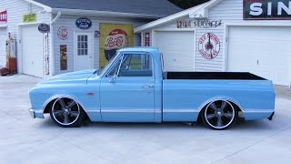 1967 Bagged Chevy C10 Custom pickup truck air ride BADD ASS