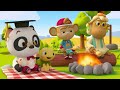 🍂🎃 campfire fall fun learning cartoon for kids dr. panda 🐼