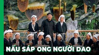 Hải SAPA TV tham gia quy trình NẤU SÁP ONG LÀM ÁO QUẦN độc đáo của người Dao Tiền tại Cao Bằng