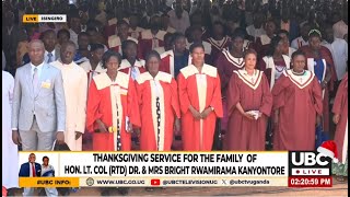 LIVE: THANKS GIVING SERVICE - HON.LT.COL. BRIGHT RWAMIRAMA | DECEMBER 28, 2024