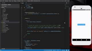 Hiding and showing any component in react native application