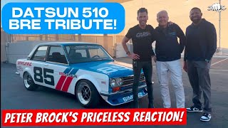 1971 Datsun 510 BRE Tribute! Peter Brock's PRICELESS Reaction!